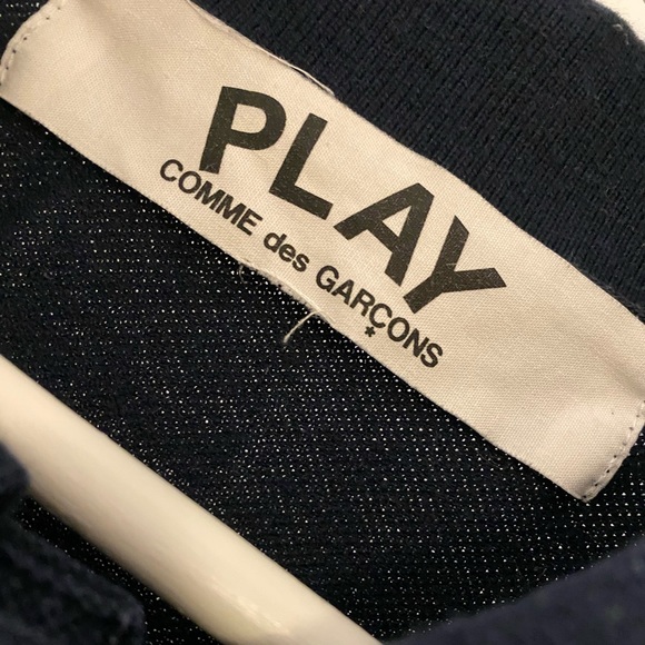 Men’s comme des garçons play slim fit polo - Picture 3 of 6